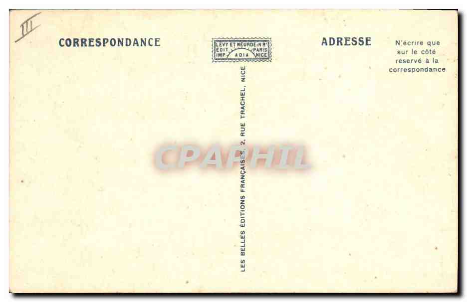 CPA Folklore Savoie Hauteluce — Verso