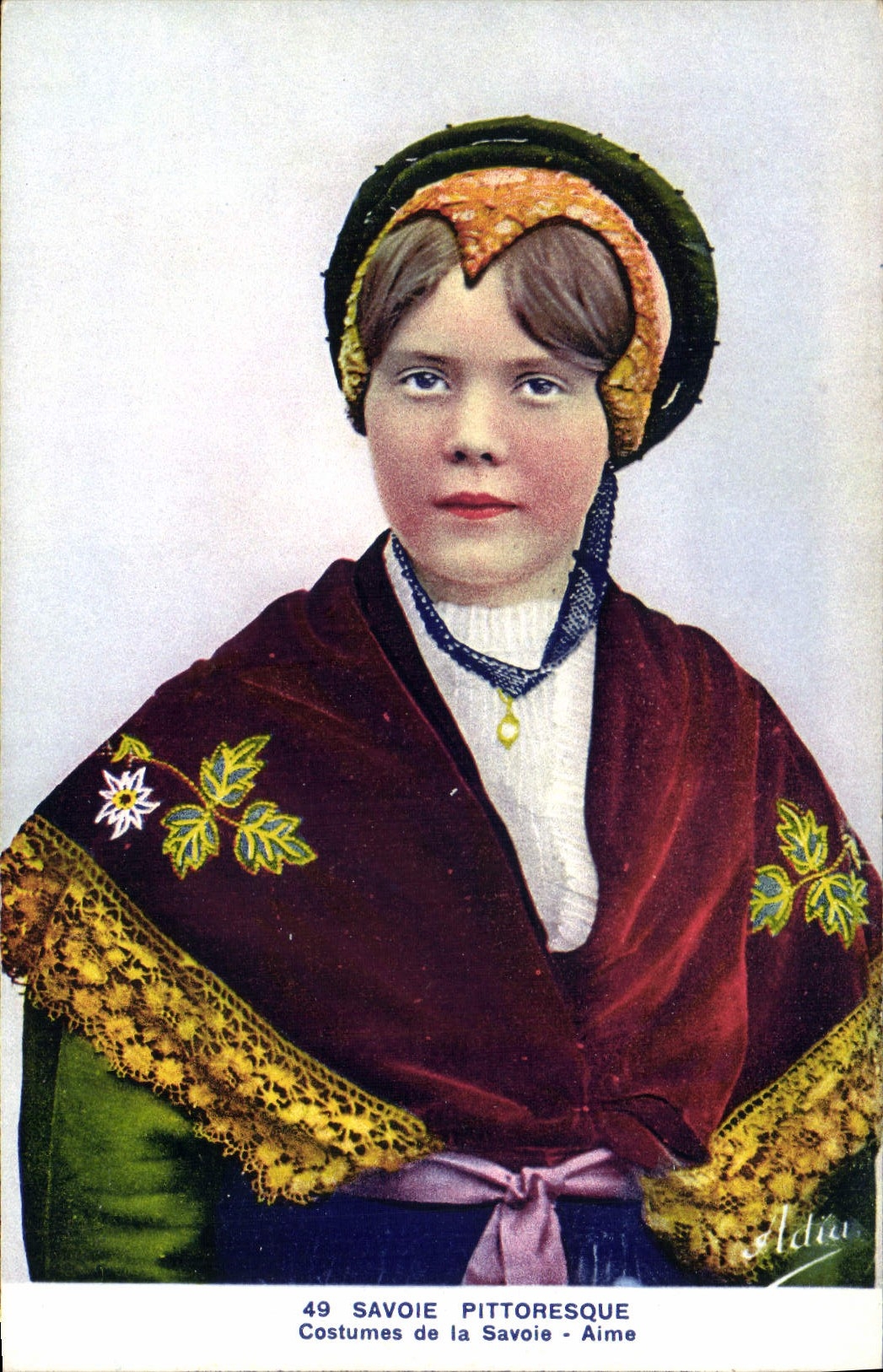 CPA Folklore Savoie Aime 
