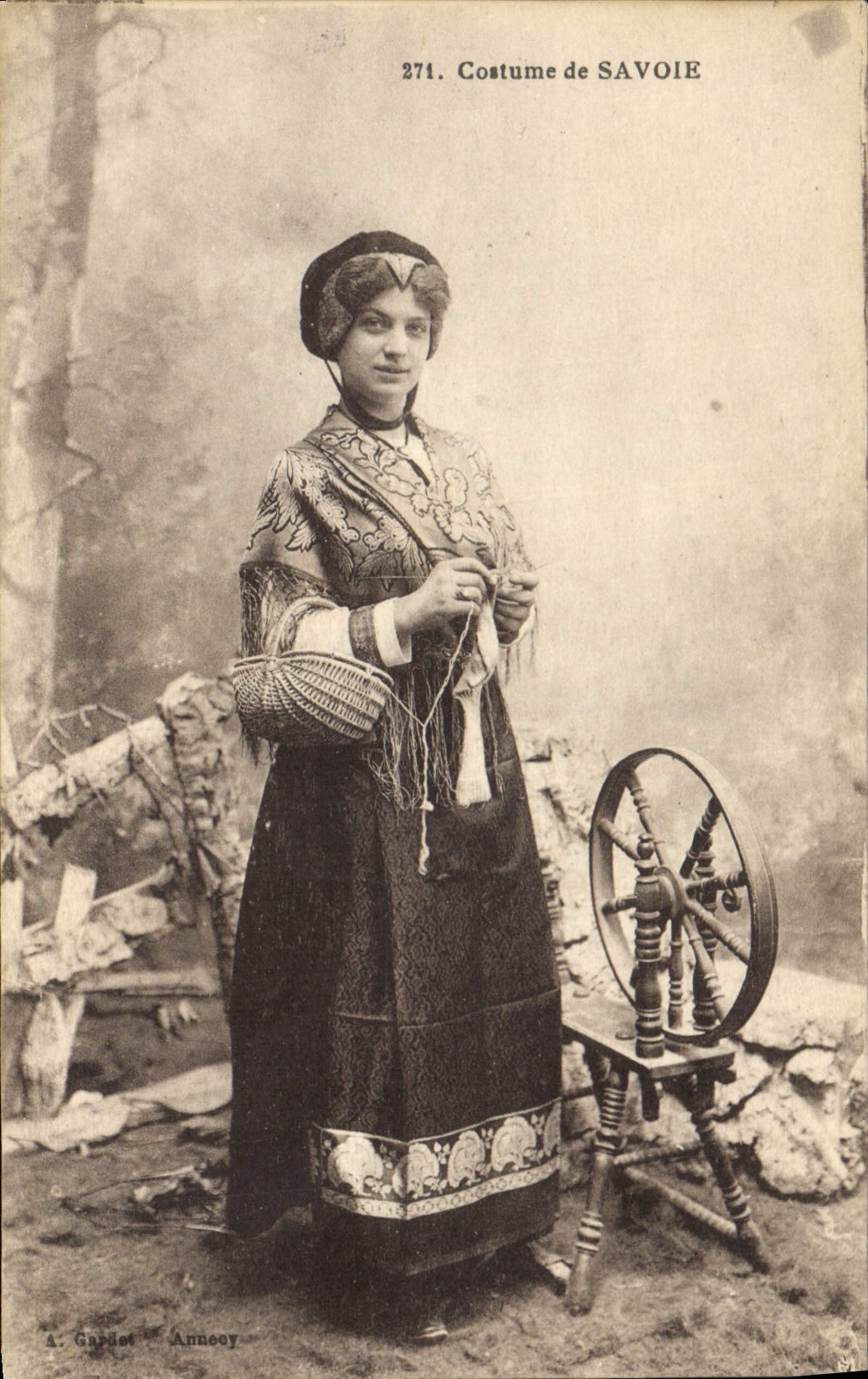 CPA Folklore Savoie