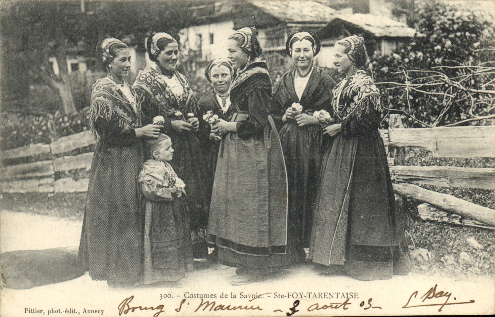 Costumes de la Savoie — Ste-FOY-TARENTAISE — Pittier, phot.-édit., Annecy