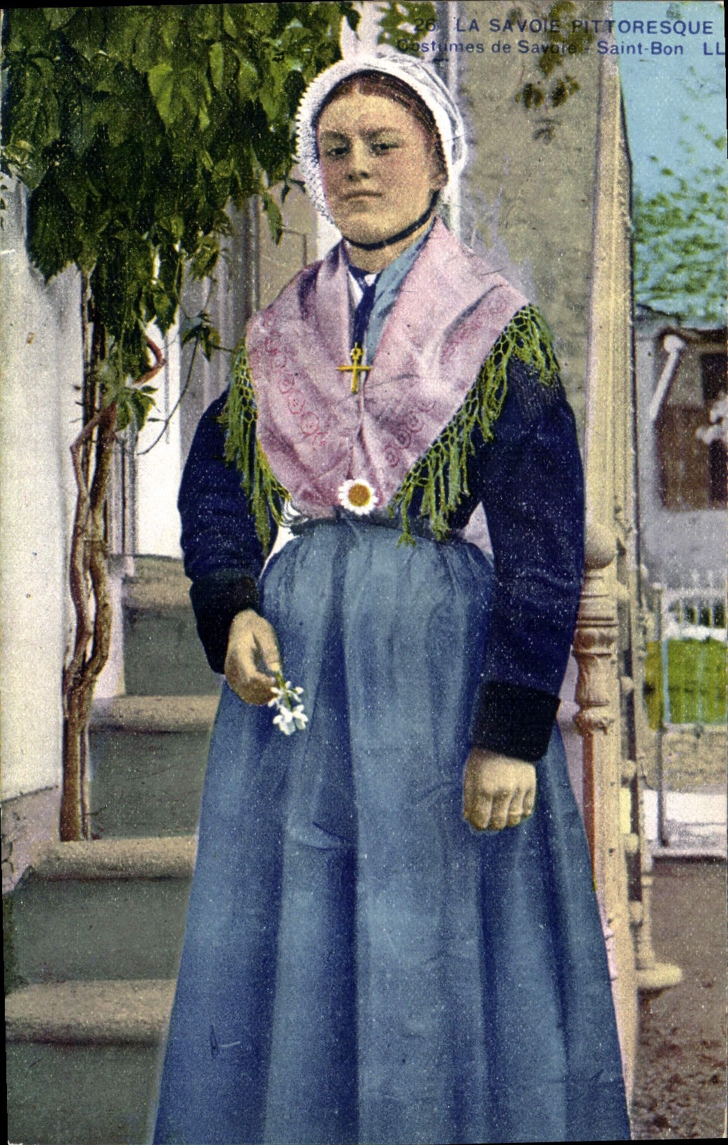 CPA Folklore Savoie Saint Bon