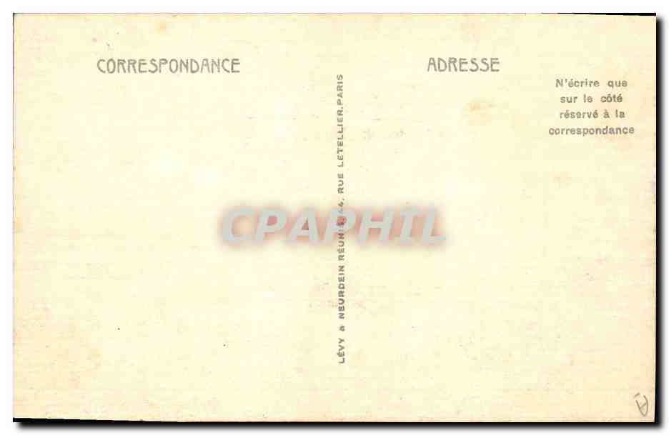 CPA Folklore Savoie Saint Bon — Verso