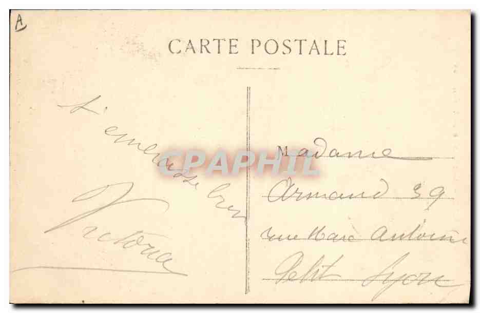 CPA Folklore Savoie Tarentaise  — Verso