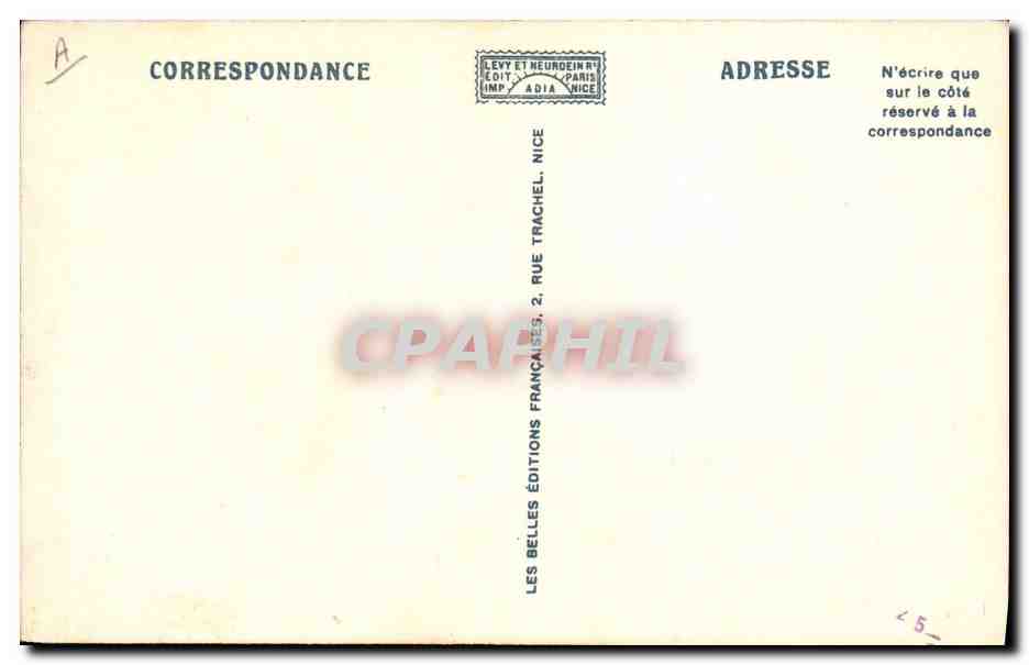 CPA Folklore Savoie Aime — Verso