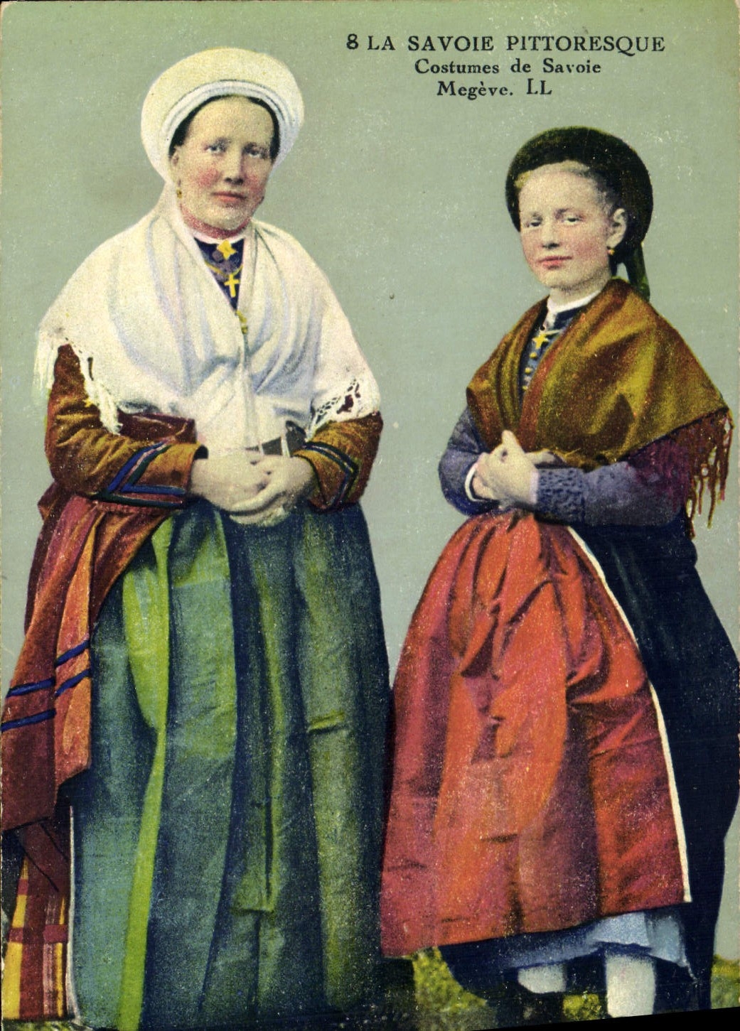 CPA Folklore Savoie Megeve 