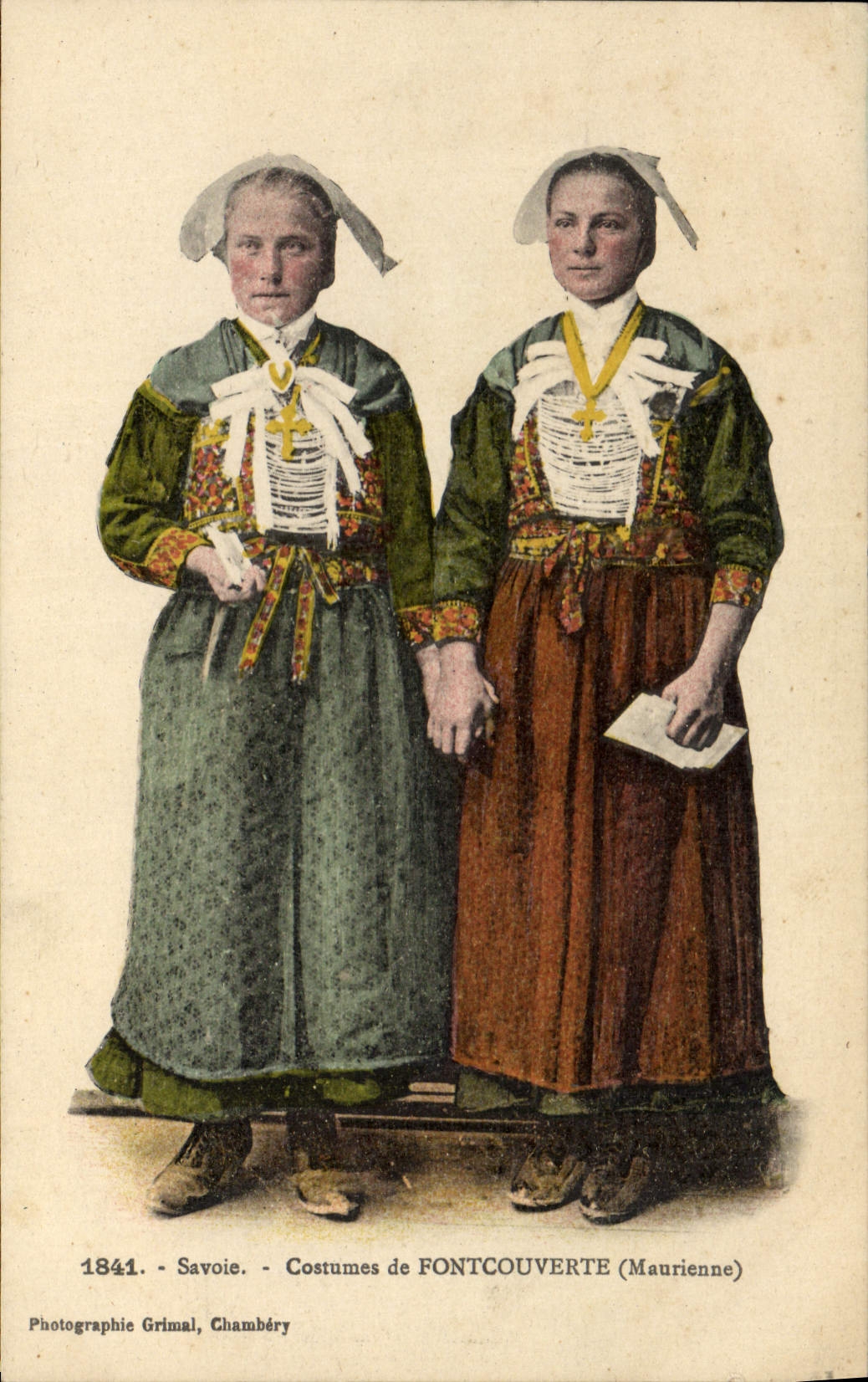CPA Folklore Savoie Fontcouverte Maurienne 