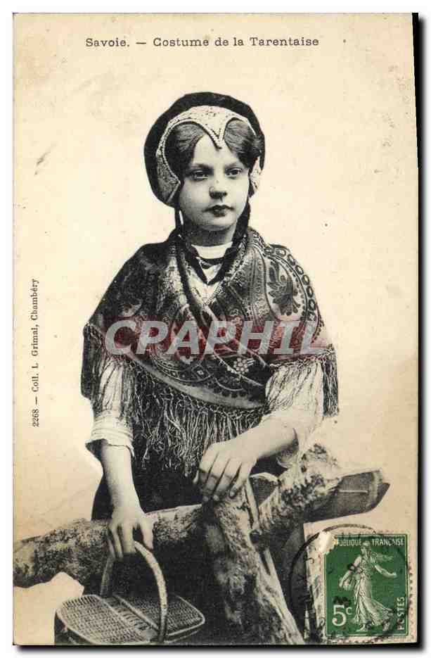 CPA Folklore Savoie Tarentaise 
