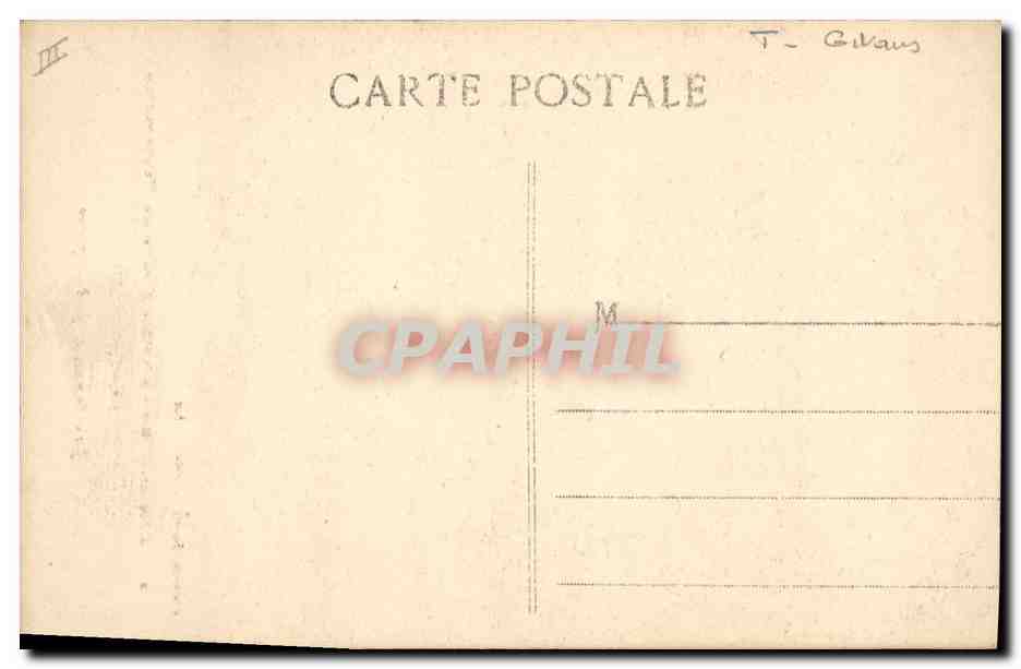 CPA Aix en Provence Musee de tapisseries les bohemiens Jean Russiens JB Leprince Gitan — Rückseite