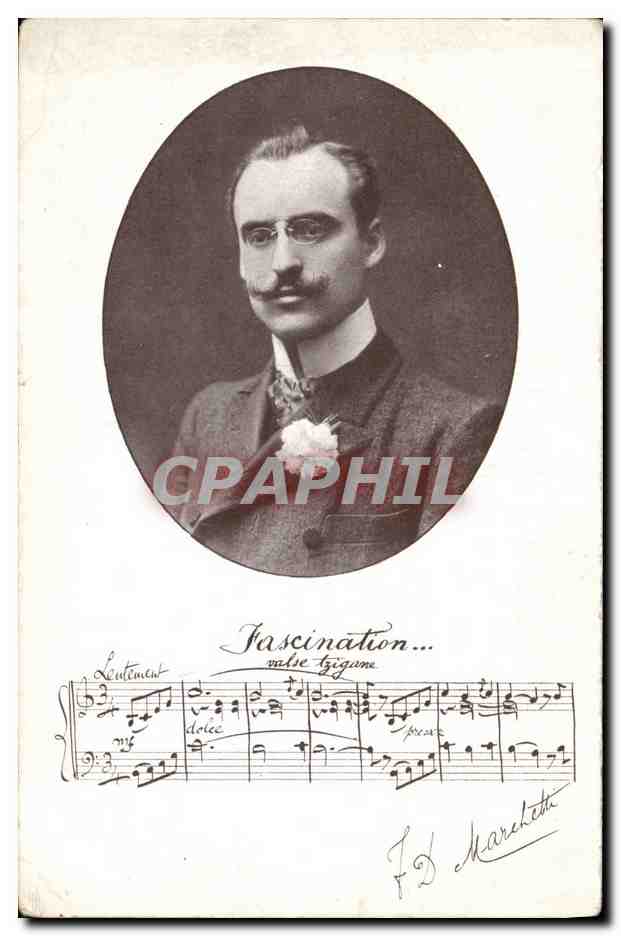 CPA Fascination Valse tzigane Gitan