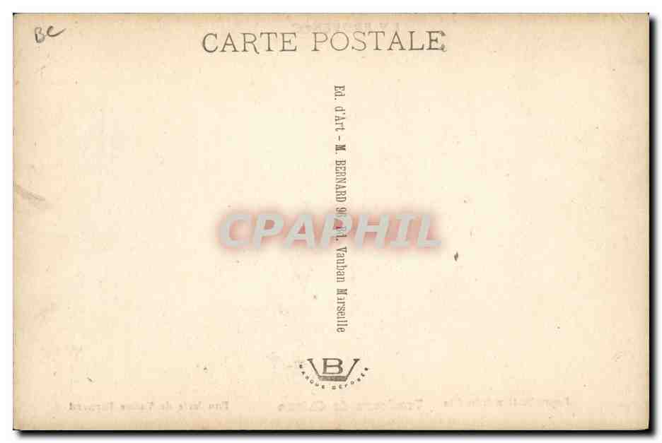 CPA En Provence Tondeurs de chiens Velere Bernard  — Rückseite