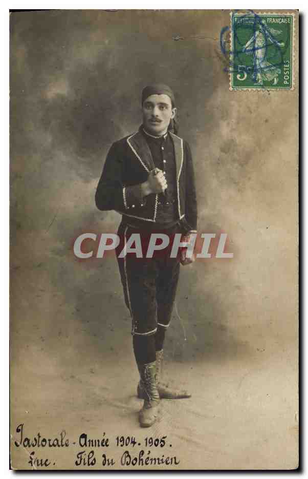 CPA Pastorale Fils du bohemien