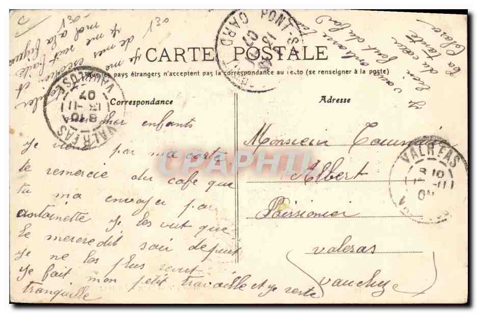 CPA Guillaume Cagniac Le jeune prodige Nain — Rückseite