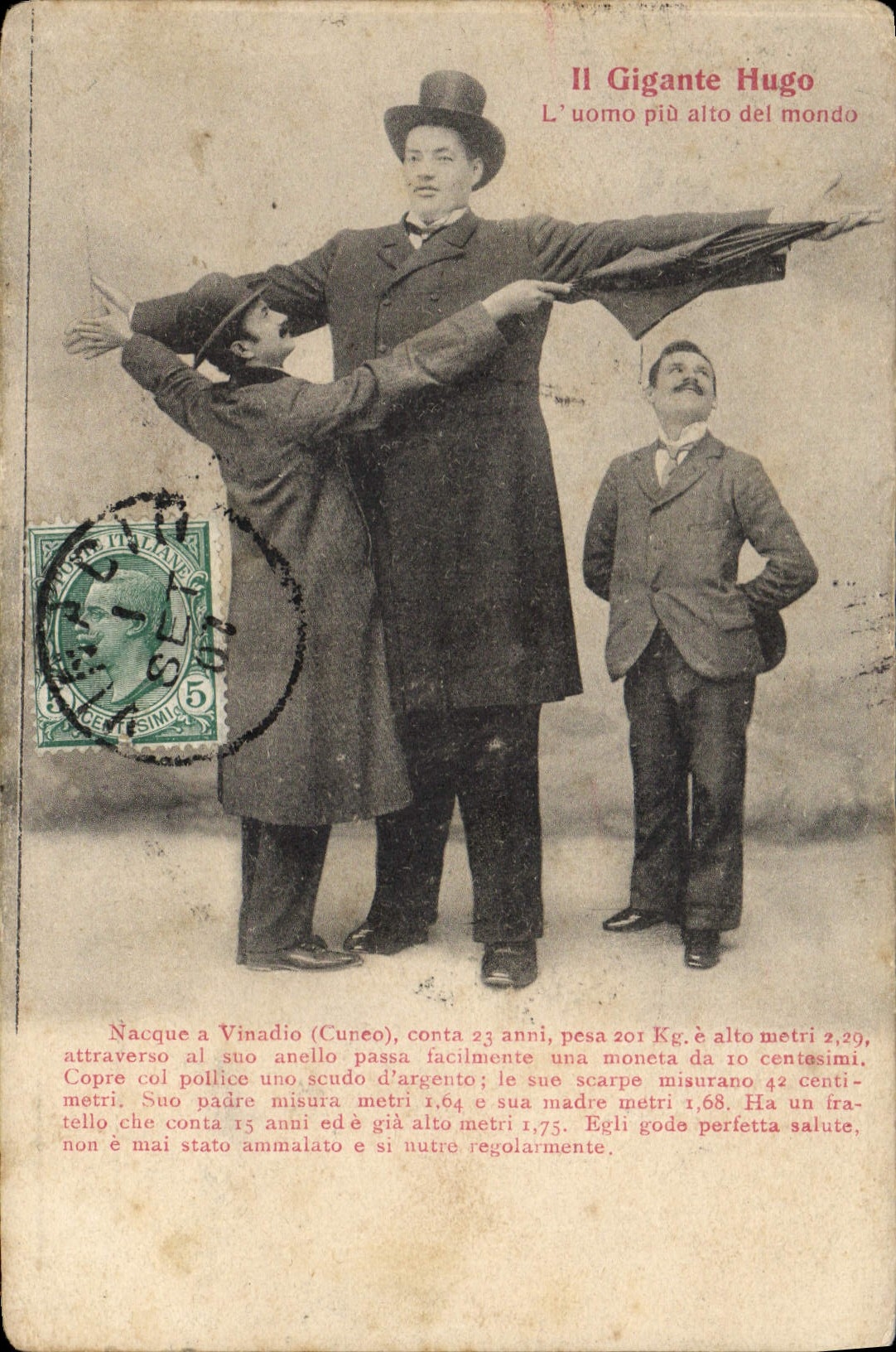 CPA Geant Hugo Il gigante