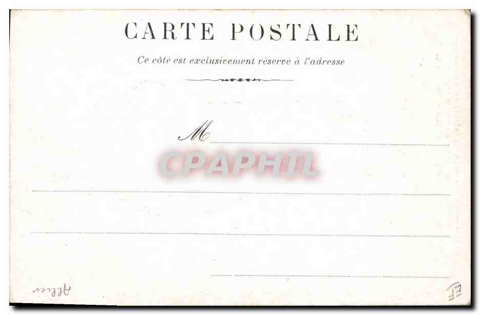 CPA Montlucon Coulon Ouvrier mouleur a l'usine Saint Jacques Barbe TOP — Rückseite