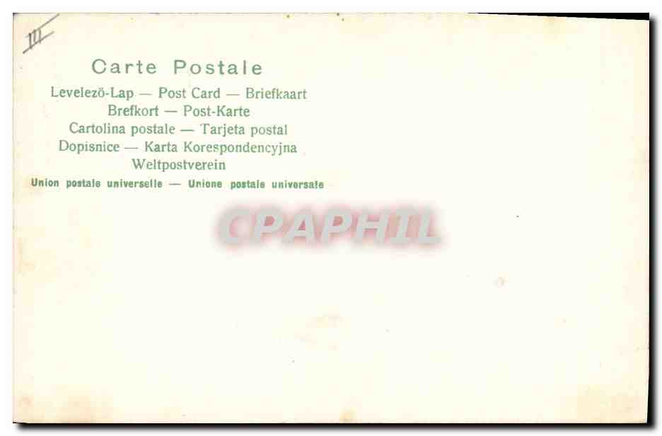 CPA Le nouveau secret du timbre Semeuse 10c Lignee — Rückseite