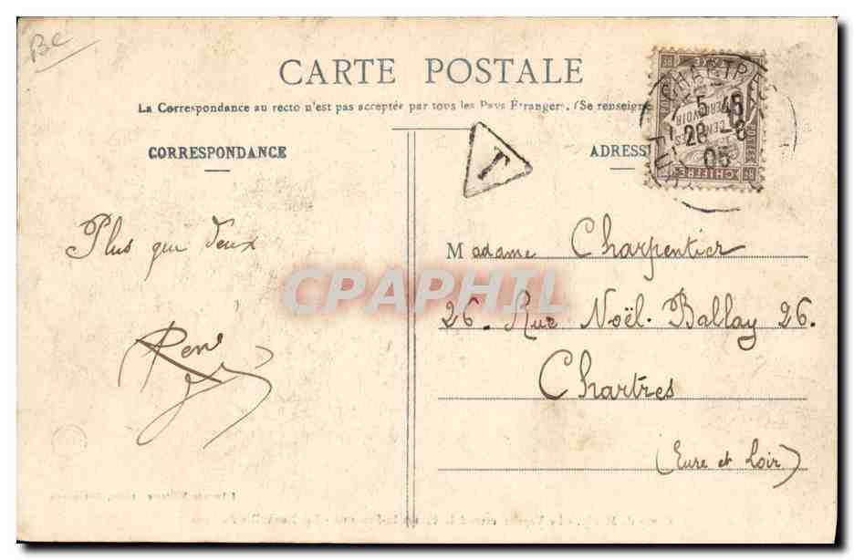 Camp de Mailly - Le Vague-mestre à la Ferme St-Suzanne — Librairie Militaire Guérin, Mourmelon — Verso