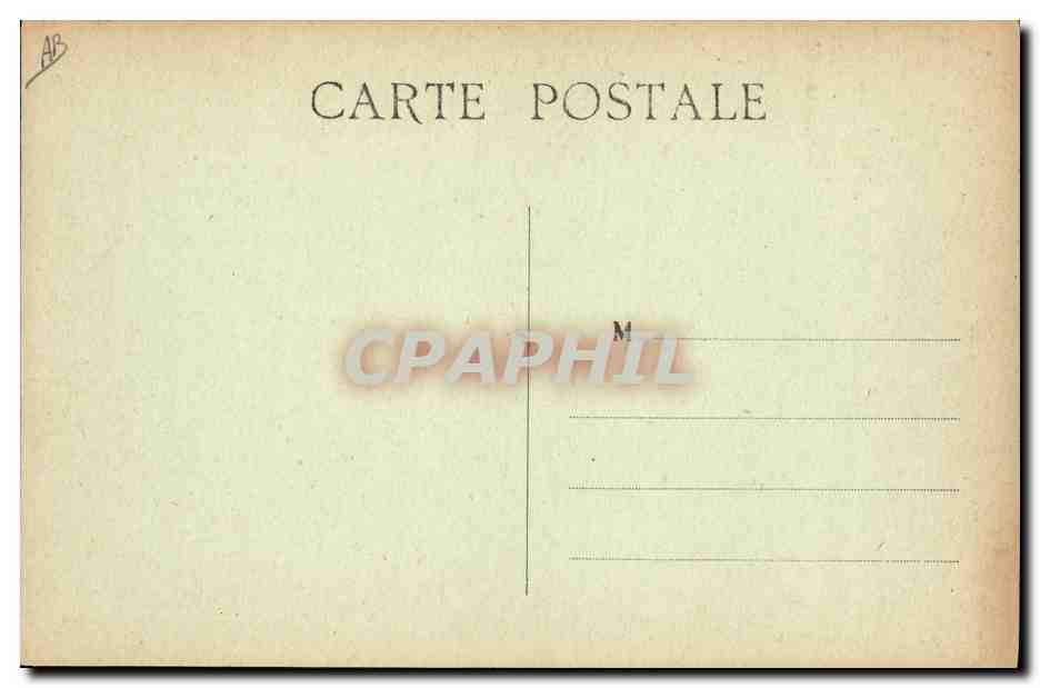 CPA Paris 14eme La Poste Avenue d'Orleans — Rückseite