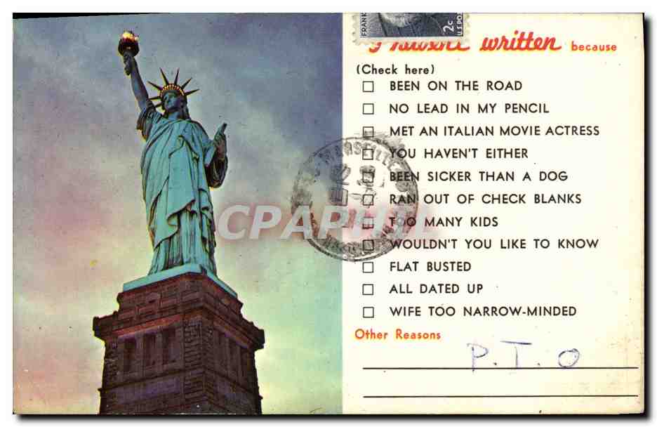 CPM Statue de la liberte Statue of Liberty New York