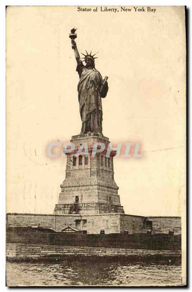 CPA Statue de la liberte Statue of Liberty New York Bay 
