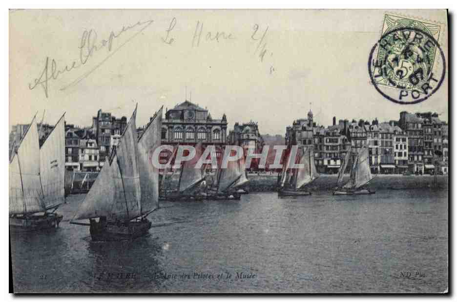 Le Havre — Écluse des Pilotes et le Musée — Éditeur ND P. n°31