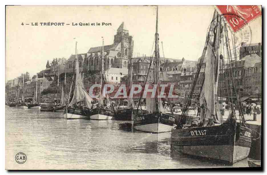 Le Tréport — Le Quai et le Port — CAB