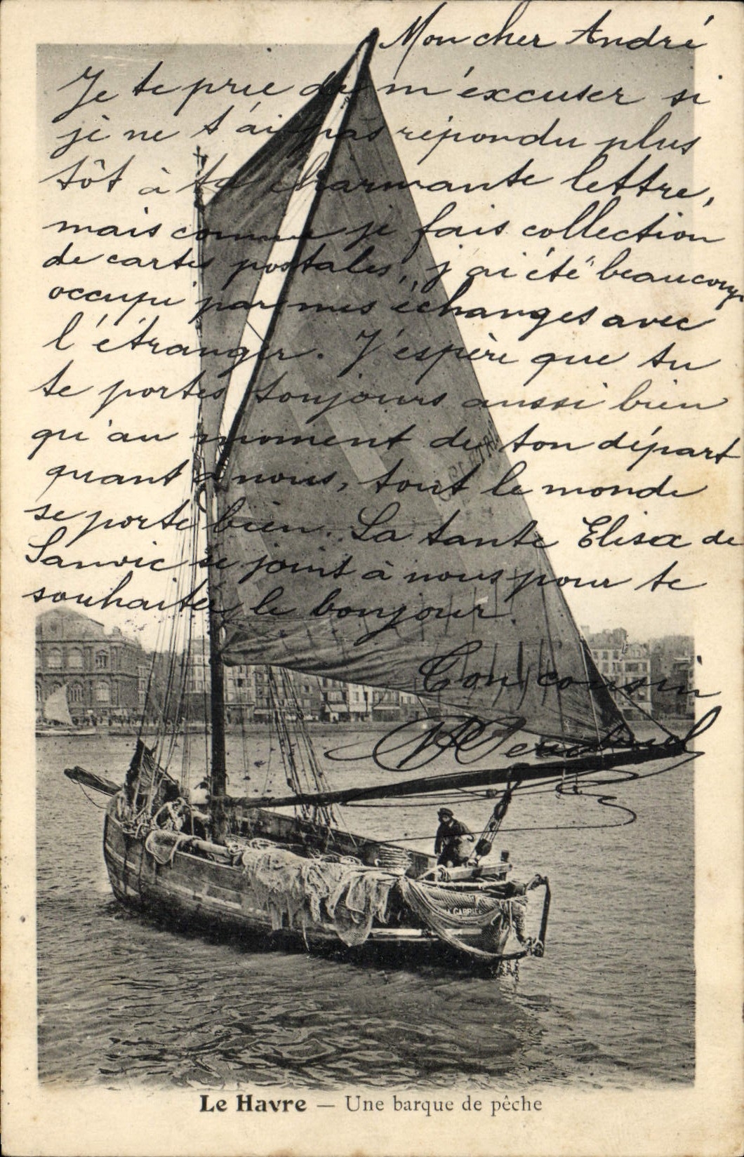 Le Havre — Une barque de pêche — Éditeur non visible