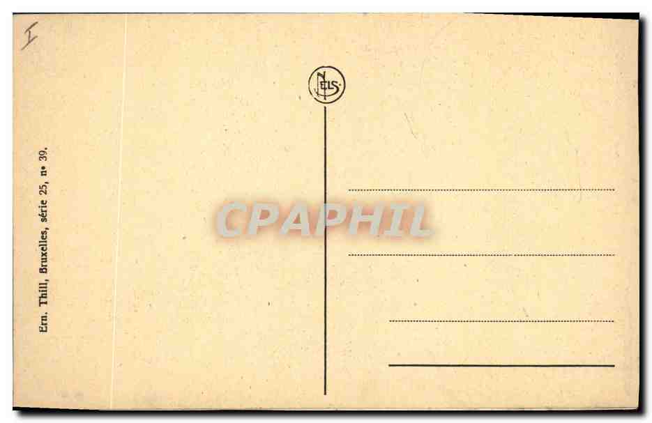 CPA Napoleon 1er The valley of the shadow of death Lion Ours Ane Mule — Rückseite