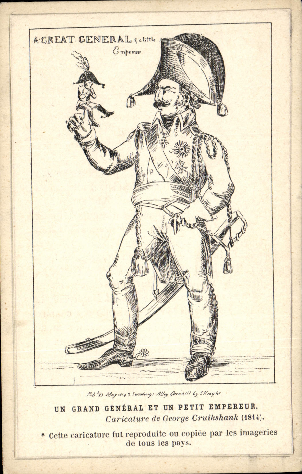 CPA Napoleon 1er Un grand general et un petit empereur