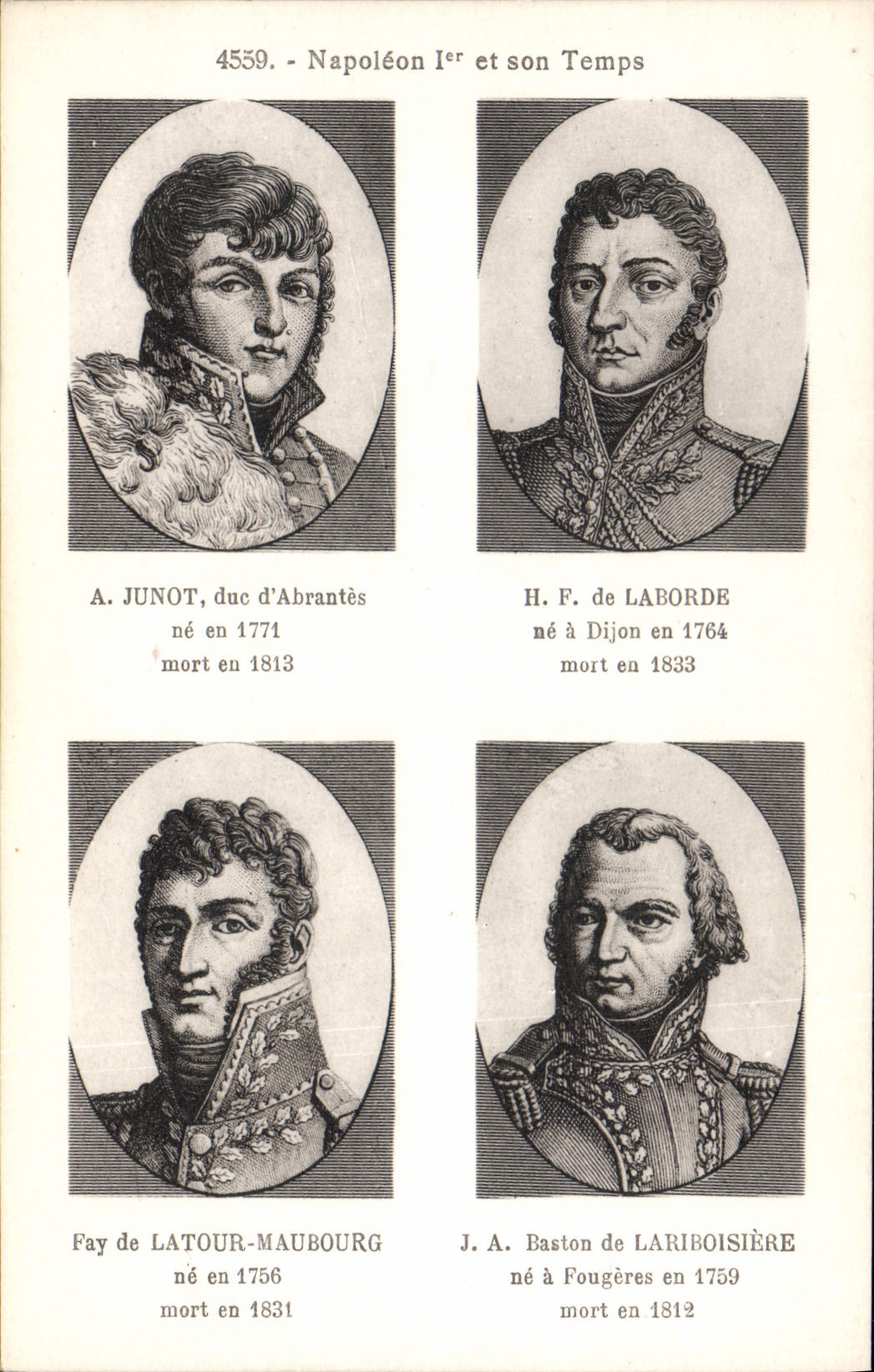 CPA Napoleon 1er Junot Laborde Latour Maubourg Lariboisiere