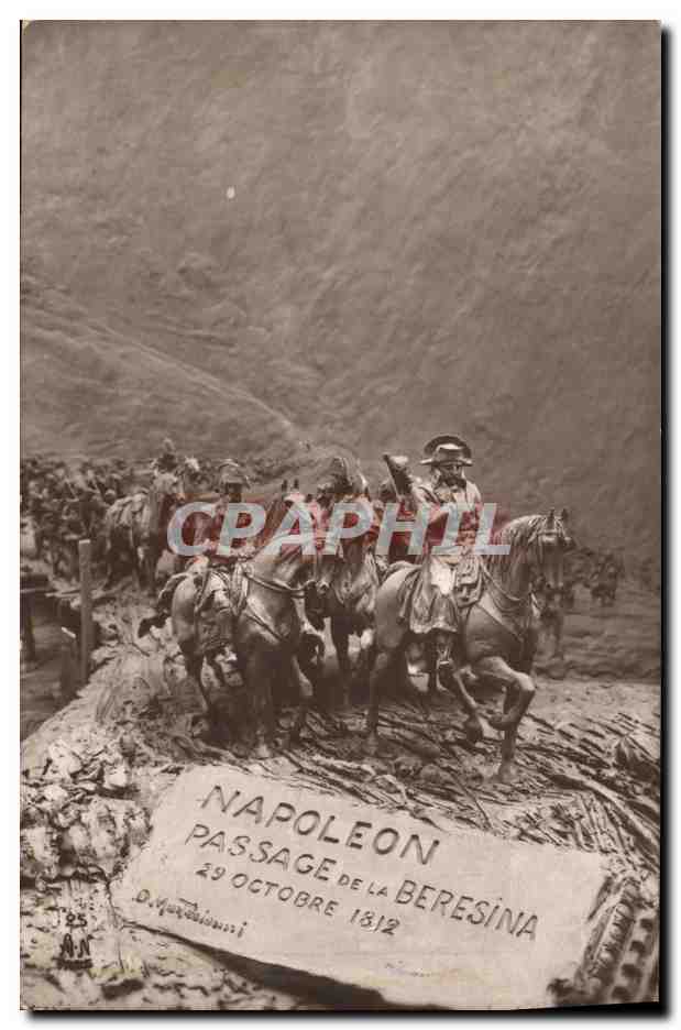 CPA Napoleon 1er Passage de Beresina 29 octobre 1812