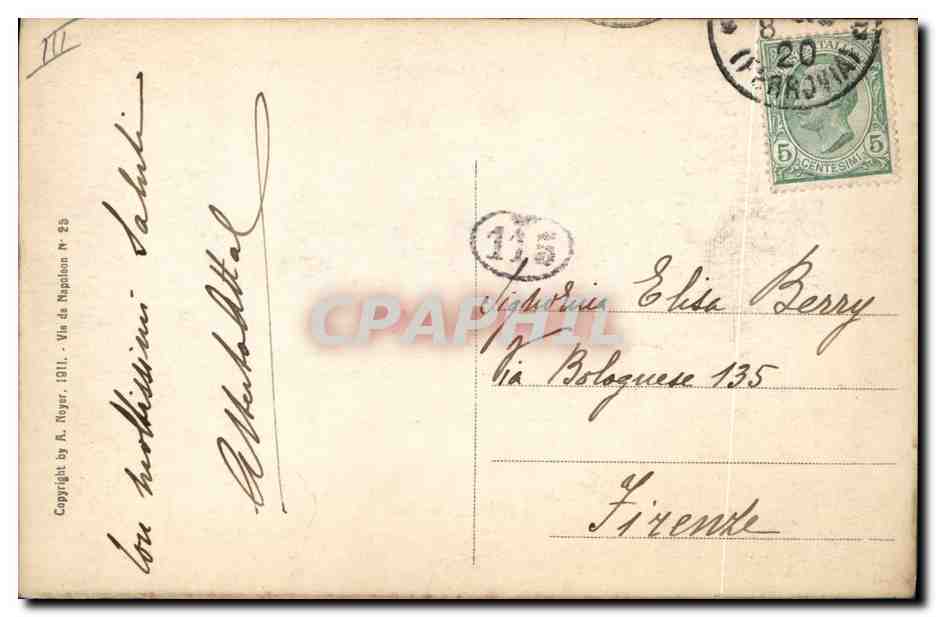 CPA Napoleon 1er Passage de Beresina 29 octobre 1812 — Back