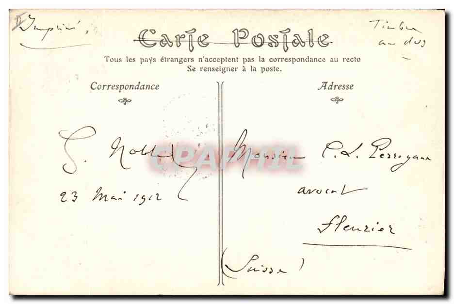 CPA Napoleon 1er Bataille de Montelagino 1808 — Rückseite