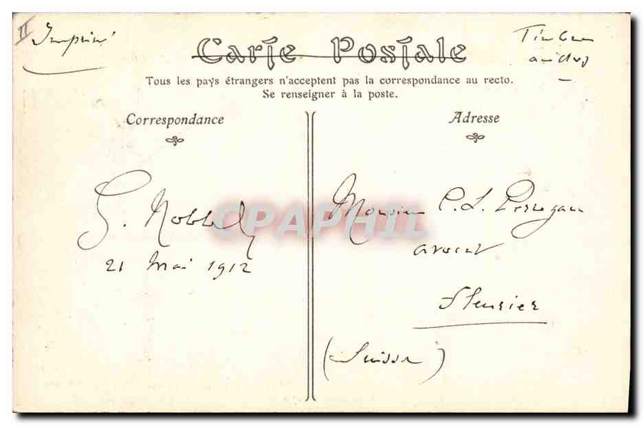 CPA Napoleon 1er Bonaparte passe ses troupes en revue — Rückseite