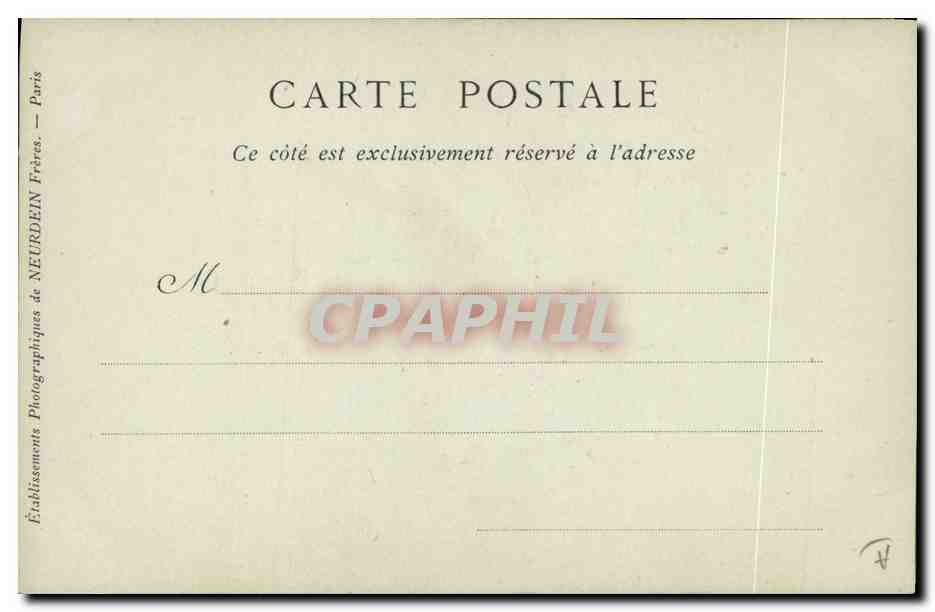 Louis Bonaparte — Né à Ajaccio en 1778, époux d'Hortense de Beauharnais, mort à Livourne en 1846 — Collections ND Phot, n° 105 — Verso