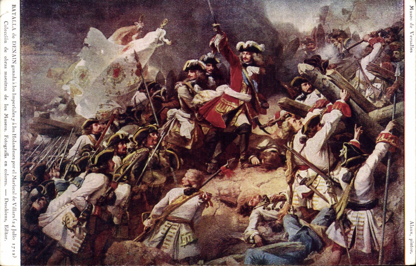 CPA Napoleon 1er Bataille de Denain Militaria 