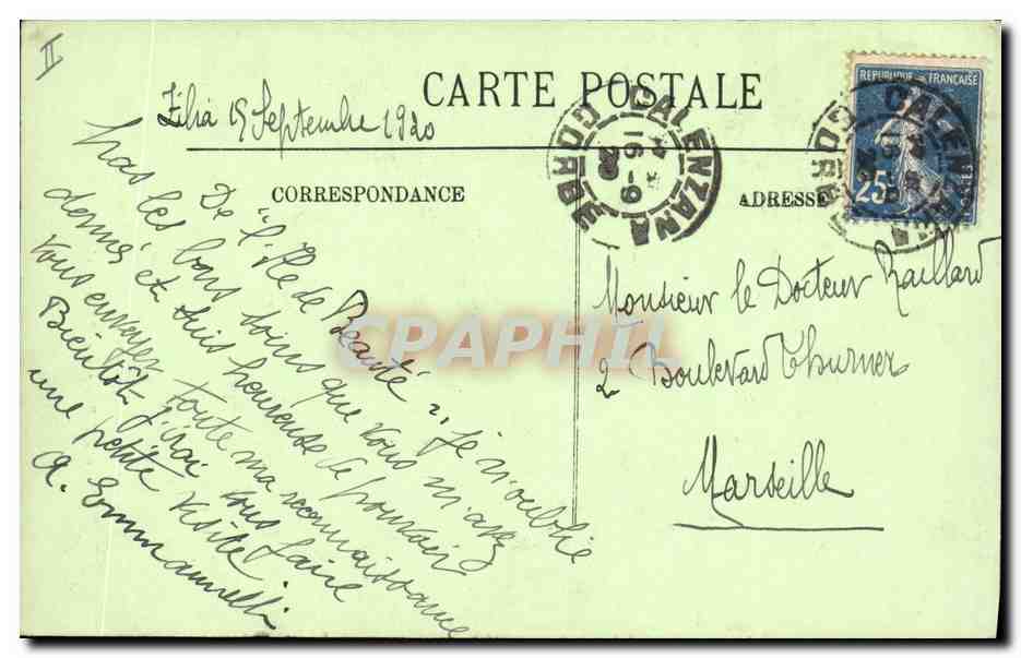 CPA Napoleon 1er Bonaparte Premier Consul — Rückseite