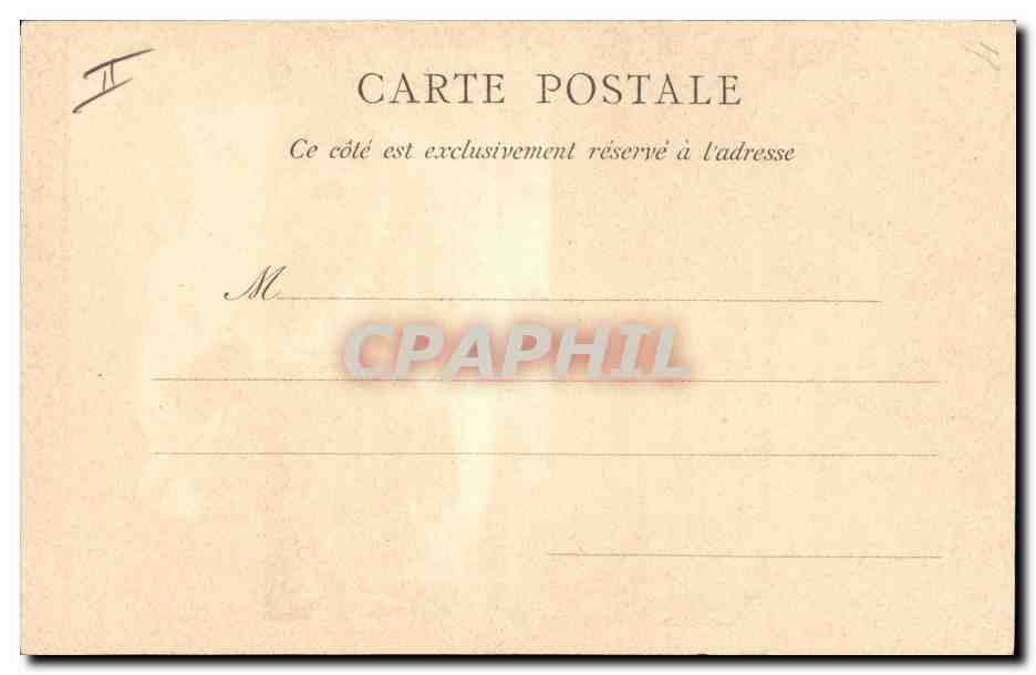 CPA Incendie de Rome par les Gaulois  — Rückseite