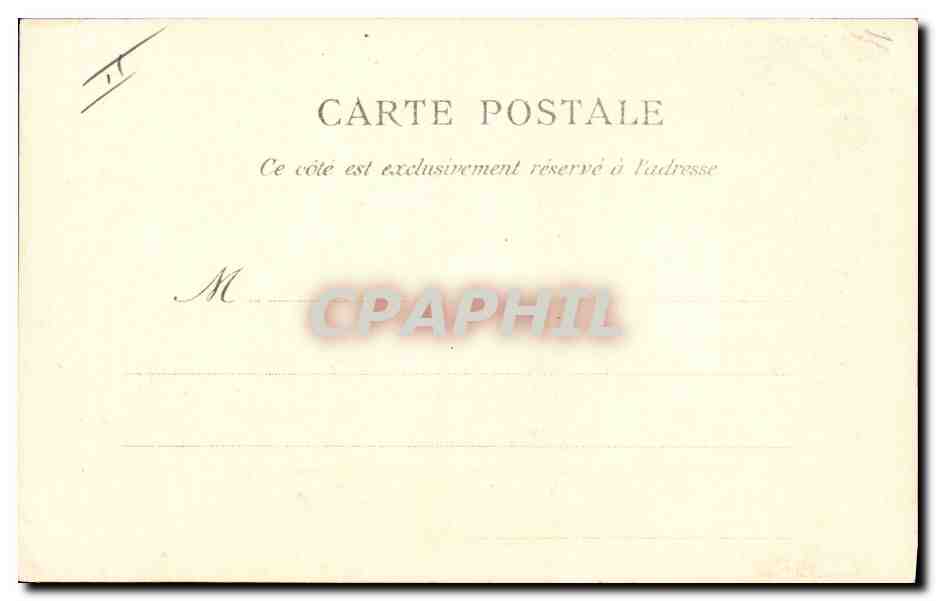 CPA Les Druides font la cueillette du gui — Verso