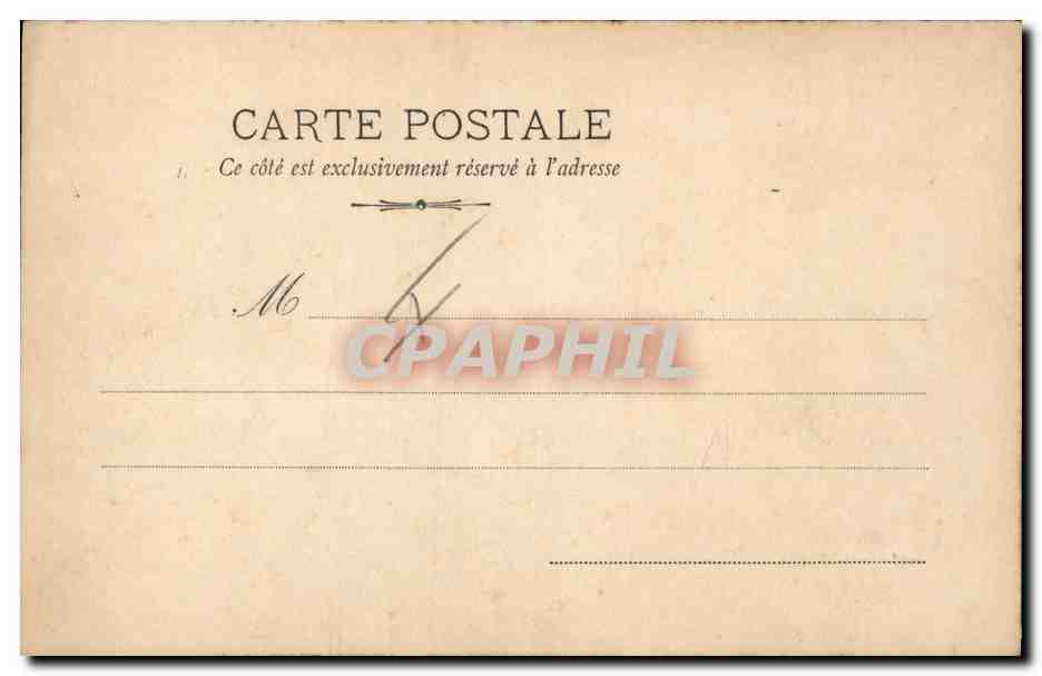 Le Culte du Gui — scène de théâtre — Manuel Paris, n° 122/12-SIP — Verso