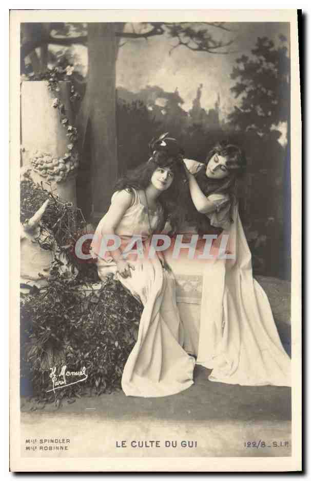 Le Culte du Gui — Miss Spindler et Miss Robinne — H. Manuel, 122/8 S.I.P.
