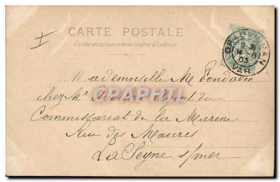 Le Culte du Gui — Miss Spindler et Miss Robinne — H. H. Arnoux, Paris, n° 122/5.6.18 — Verso