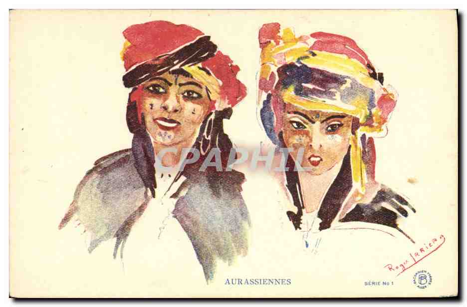 CPA Fantaisie Illustrateur Afrique du Nord Aurasiennes