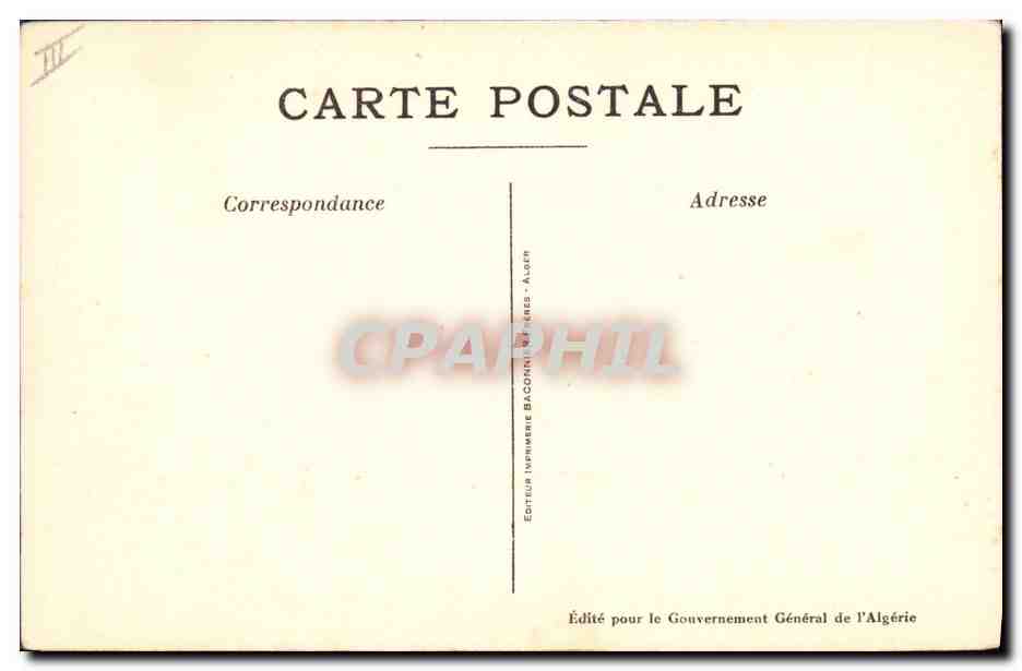 CPA Fantaisie Illustrateur Afrique du Nord Aurasiennes — Rückseite