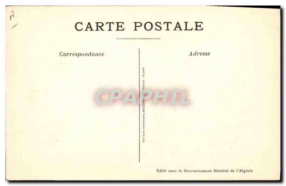 CPA Fantaisie Illustrateur Afrique du Nord Le couscous Algerie  — Rückseite