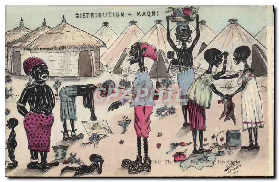 Distribution à Magni! — Édition Flanmard, 1914