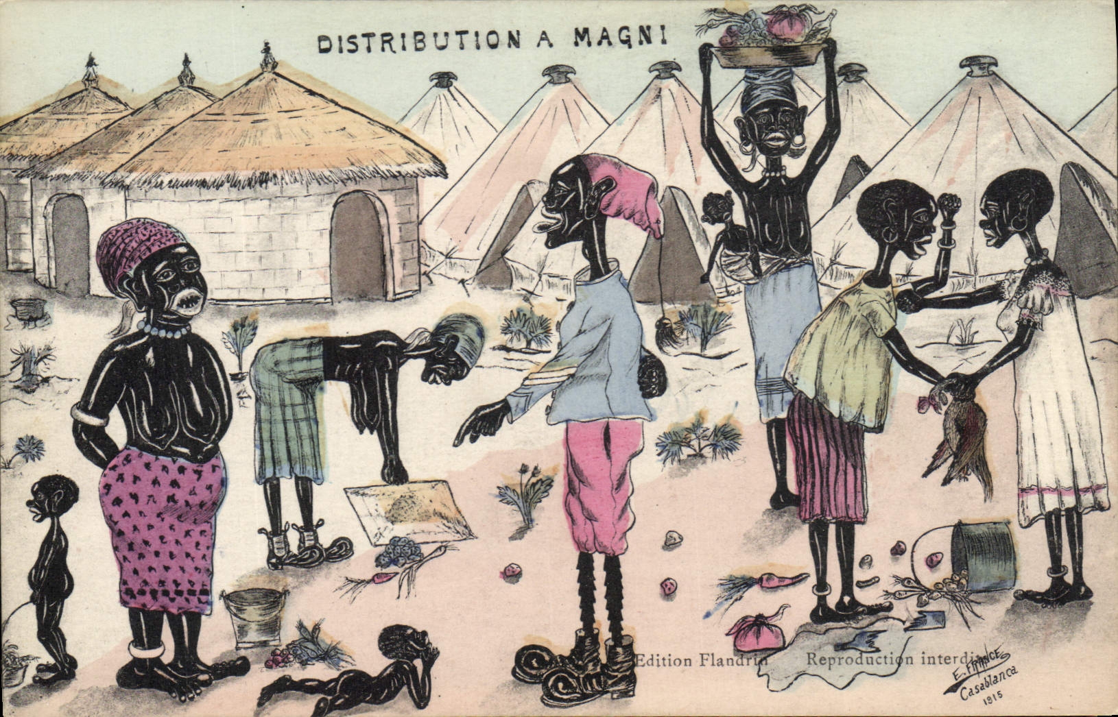 Verteilung in Magni — Edition Flandria, Casablanca 1915