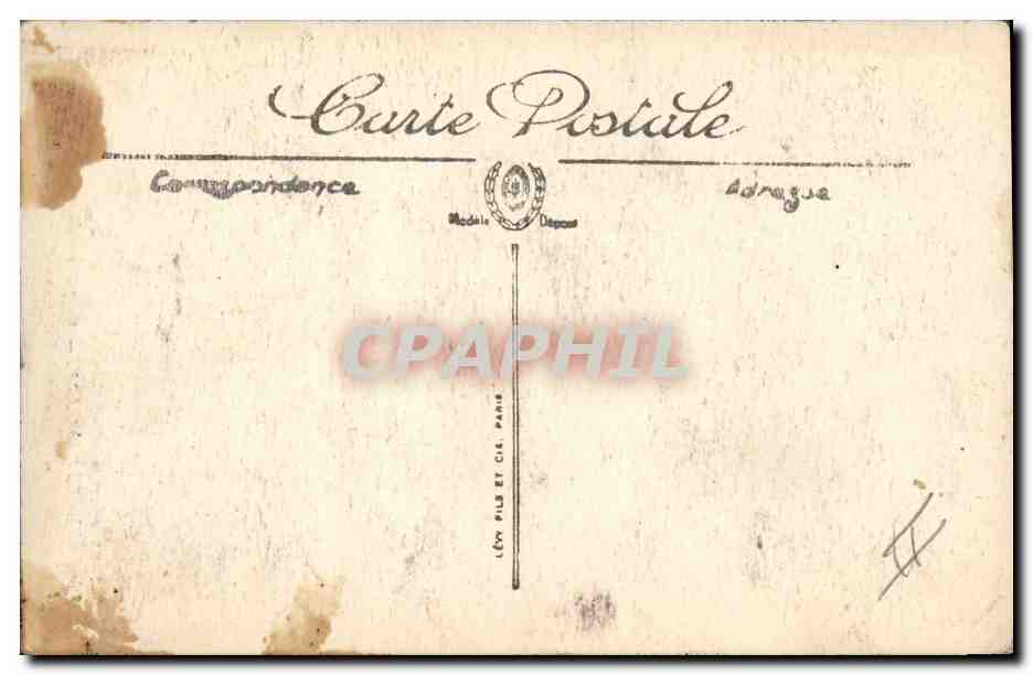 Artillerie française — Un jour record — LL. n°175 — Verso