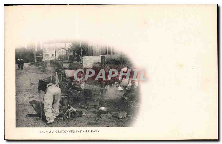 Le Rata - Au cantonnement — CPAPHIL n°44
