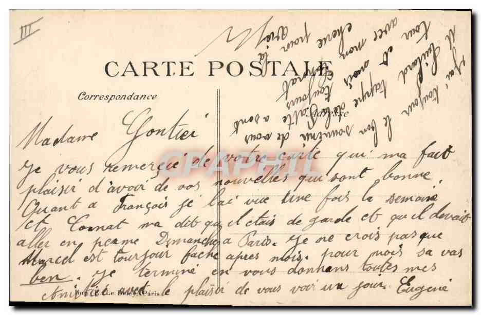 Le Camp de Cercottes — La Soupe — Éditeur DORLÉANS, n° 1563 — Verso