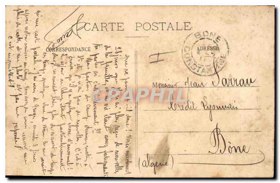 Vie au Camp - Sous la Tente — série 84 — G. Marchal, Mailly-le-Camp — Verso